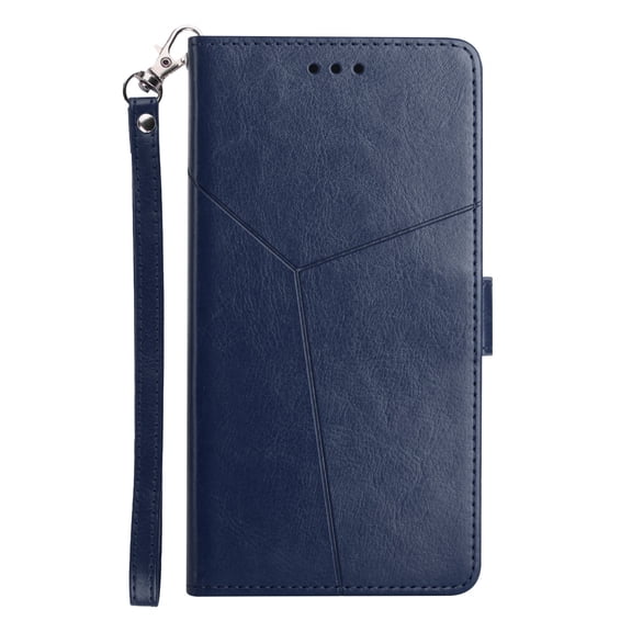 Google Pixel 6 Pro-5G Android Phone Case 6.7 Inch (2021) - TECH CIRCLE Folio Fold Stand Case with [Card Holders], Slim Light Weight Synthetic Leather Protective Wallet Simple Cover (Blue)