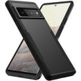 thumbnail image 1 of Google Pixel 6 Pro Case, Heavy-Duty Shockproof Military-Grade TPU+PC 2-Layer Protection for 6.67" Screen, Wireless Charging Support, Black, 1 of 14