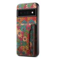 thumbnail image 1 of for Google Pixel 6 Pro Luxury Premium PU Leather + TPU Case with 3 Card Slots, Kickstand Back Case Floral Pattern Skin-Friendly Shock-resistance Cover for Google Pixel 6 Pro, Spring, 1 of 6