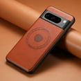 thumbnail image 1 of for Google Pixel 6 Pro Magnetic Case, PU Leather Case [Compatible with MagSafe] [Military Grade Drop Tested] Ultra Slim Shockproof Non-Slip Anti-Fingerprint Rigged Phone Case,Brown, 1 of 5
