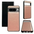 thumbnail image 1 of for Google Pixel 6 Pro PU Leather Case, Slim Shockproof TPU Silicone Bumper Camera and Screen Protective Phone Cover Classic Sythetic Leather Lightweight Case for Google Pixel 6 Pro, Rosegold, 1 of 9