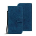 thumbnail image 1 of for Google Pixel 6 Pro Wallet Case, Slim Folio Patterned Premium PU Leather Case with Card Holder Kickstand Protection Cover with Strap Magnetic Closure for Google Pixel 6 Pro,Blue, 1 of 12
