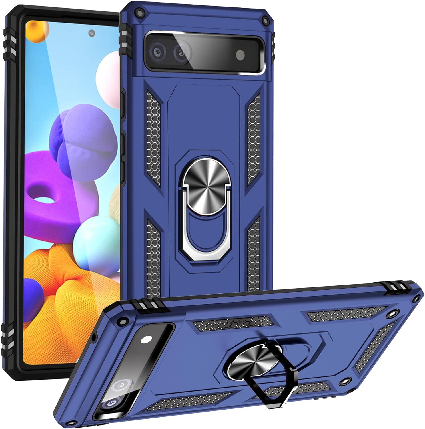 for Google Pixel 6a case Heavy Duty Rugged Full Body Scratch Proof ...