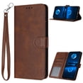 thumbnail image 1 of For Google Pixel 6a phone Wallet Case, PU Leather Flip Phone Case Wallet Cover with Card Slot Holder Kickstand with Hand Strap for Google Pixel 6a Shockproof Rugged Phone Case,Brown, 1 of 11