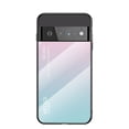 thumbnail image 1 of for Google Pixel 7 Case [Military Grade Shockproof] Stylish Tempered Glass Back Luxury Slim Protective Two Layers Hard PC+Soft Silicone Rugged Women Men Anti-Scratch Cover,Pink, 1 of 10