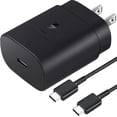 thumbnail image 1 of for Google Pixel 7 Charger! Super Fast Charger Kit [1x Wall Charger + 1x USB C Cable] True Digital Super Fast Charging uses dual voltages for up to 50% faster charging! Black, 1 of 5