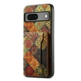 thumbnail image 1 of for Google Pixel 7 Luxury Premium PU Leather + TPU Case with 3 Card Slots, Kickstand Back Case Floral Pattern Skin-Friendly Shock-resistance Cover for Google Pixel 7, Autumn, 1 of 6