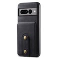 thumbnail image 1 of for Google Pixel 7 Pro Back Case, PU Leather Detachable Card Slot Magnetic Closure Shockproof Kickstand Slim Fit Support Magnetic Car Mount Phone Cover for Google Pixel 7 Pro, Black, 1 of 11