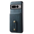 thumbnail image 1 of for Google Pixel 7 Pro Back Case, PU Leather Detachable Card Slot Magnetic Closure Shockproof Kickstand Slim Fit Support Magnetic Car Mount Phone Cover for Google Pixel 7 Pro, Blue, 1 of 11