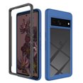 thumbnail image 1 of for Google Pixel 7 Pro Case, Dual Layer Shockproof Bumper Rugged Hybrid Heavy Duty Clear Drop Protective Durable Hybrid 2-layer Phone Case for Google Pixel 7 Pro, Darkblue, 1 of 7