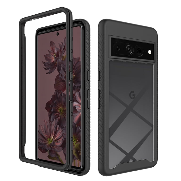 Gritup Google Pixel 7 Case With Kickstand – Shockproof, Magnetic Ring, Screen Protector Included