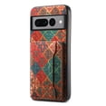 thumbnail image 1 of for Google Pixel 7 Pro Luxury Premium PU Leather + TPU Case with 3 Card Slots, Kickstand Back Case Floral Pattern Skin-Friendly Shock-resistance Cover for Google Pixel 7 Pro, Winter, 1 of 6
