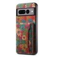 thumbnail image 1 of for Google Pixel 7 Pro Luxury Premium PU Leather + TPU Case with 3 Card Slots, Kickstand Back Case Floral Pattern Skin-Friendly Shock-resistance Cover for Google Pixel 7 Pro, Spring, 1 of 6