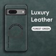 thumbnail image 1 of for Google Pixel 7 Pro PU Leather Case, Vintage Compatible with MagSafe and Wireless Charging Slim Fit-Drop Scratch Resistant Support Magnetic Car Mount Case Cover for Google Pixel 7 Pro, Green, 1 of 9
