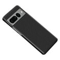 thumbnail image 1 of For Google Pixel 7 Pro Phone Case Magnetic [Military-Grade Drop Protection] Carbon Fiber Support Wireless Charging Slim Mens Women Matte Shockproof Protective Cover,Black, 1 of 7