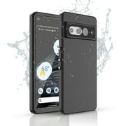 Google Pixel 7 Pro Waterproof Case with Built-in Screen Protector, Full Body Underwater Phone Cover Full Body Shockproof Protection for Google Pixel 7 Pro, Black