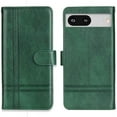 thumbnail image 1 of for Google Pixel 7 Wallet Case, Premium PU Leather Flip Case with Card Slots Kickstand Magnetic Buckle Flip Phone Case Cover for Google Pixel 7 6.3’’ - Green, 1 of 7