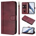 thumbnail image 1 of For Google Pixel 7 Wallet Flip Magnetic PU Leather Credit Card Holders Shockproof Full body Case [RFID Blocking Function][Folio Kickstand Feature][Wrist Strap] Phone Cover,Winered, 1 of 10