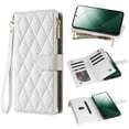thumbnail image 1 of for Google Pixel 7 Wallet case with Card Holder,Phone case RFID Blocking PU Leather Flip Shockproof Cover with Hand Strap Zipper Credit Card Holder Slots for Women Men,White, 1 of 11