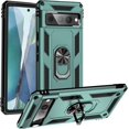 thumbnail image 1 of for Google Pixel 7 pro case Heavy Duty Rugged Full Body Scratch Proof Shockproof Screen Camera Protection Built-in 360 Ring Kickstand Military Hard Back Phone Cover for Men Women Green, 1 of 14