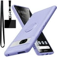 thumbnail image 1 of for Google Pixel 7A Case,Built-in 360° Rotatable Ring Holder|Anti-Scratch Soft Microfiber Lining|Support Car Mount|Google Pixel 7A Phone Case Cover for Girls Women Purple 10-pixel7a-03, 1 of 15