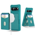 thumbnail image 1 of for Google Pixel 7A Phone Case Card Holder with Compatible with MagSafe Magnetic RFID Blocking PU Leather Flip Kickstand Detachable 2-in-1 Wallet Case For Google Pixel 7A,Green, 1 of 8