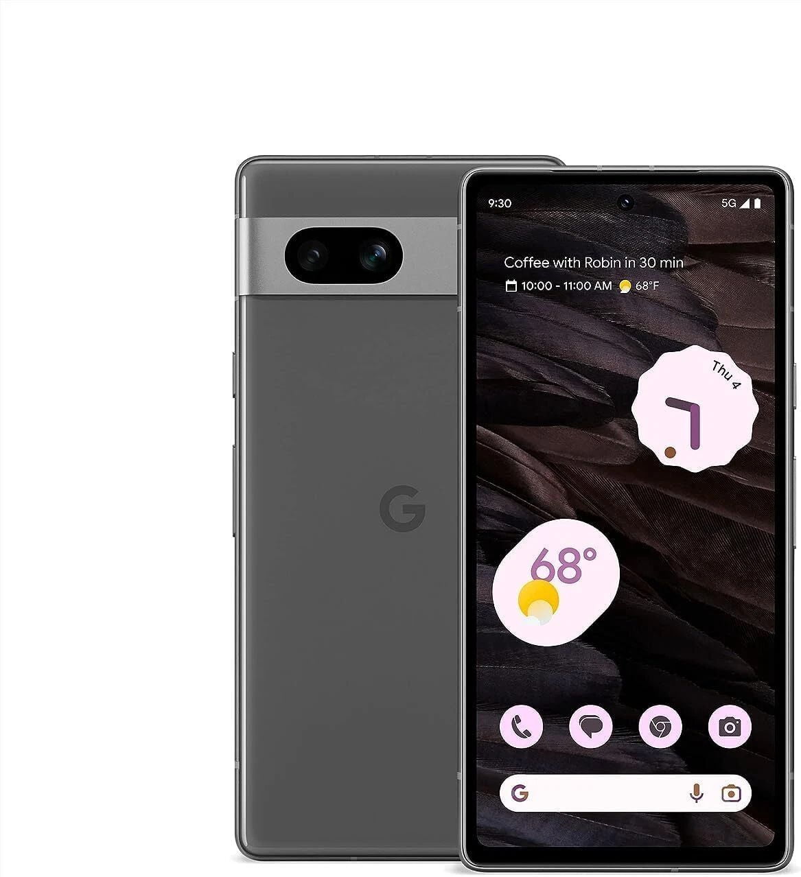 Pre-Owned Google Pixel 7a 5G 128GB GWKK3 Unlocked 6.1" 8GB RAM 64MP Smartphone - Charcoal