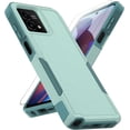 thumbnail image 1 of for Google Pixel 7a Case: Dual Layer Protective Heavy Duty Cell Phone Cover Shockproof Rugged with Screen Protector - Military Protection Bumper Tough - Google Pixel 7a 2023, Green, 1 of 15