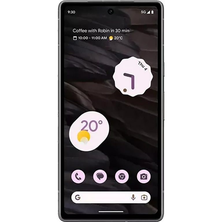 Google Pixel 7a Dual-SIM 128GB ROM + 8GB RAM (Only GSM  No CDMA) Factory  Unlocked 5G Smartphone (Charcoal) - International Version 