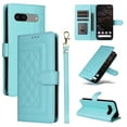thumbnail image 1 of for Google Pixel 7a Thin Fit Case Cover, Premium PU Leather Magnetic Wallet Flip Case with Stand Bracket Holder Flip Cover with Card Slots and Wrist Strap for Google Pixel 7a - Mint, 1 of 6