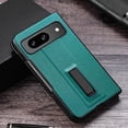 thumbnail image 1 of for Google Pixel 8 Case Built-in Hidden Kickstand, Premium Retro PU Leather Slim Thin Google Pixel 8 Phone Case, Rugged Hard PC Shockproof Protective Case for Google Pixel 8, Green, 1 of 7