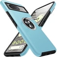 thumbnail image 1 of for Google Pixel 8 Case, Slim Fit Case for Pixel 8 with Ring Holder Kickstand [Military Grade Drop Tested] [TPU+PC] Dual Layer Shockproof Protective Phone Case for Google Pixel 8, Sierra Blue, 1 of 14