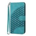 thumbnail image 1 of For Google Pixel 8 Case Wallet for Women Men, Stylish Cube Embossed Cards Slots Flip Folio Stand Premium PU Leather Slim Fit Case with Hand Wrist Phone Case for Google Pixel 8,Lightblue, 1 of 7