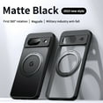 thumbnail image 1 of for Google Pixel 8 Clear Case with Magnetic Stand [Compatible with MagSafe] [Invisible Ring Holder] Soft TPU Shockproof Drop Protection with Magsafe Phone Cover for Google Pixel 8, Black, 1 of 6