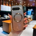 thumbnail image 1 of for Google Pixel 8 Magnetic Glitter Case Compatible with Mag Safe,Camera Lens Protector Full Protection Elegant Plating Sparkle Anti-Scratch Dust-Proof Bling Cover,Silver, 1 of 8