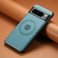 thumbnail image 1 of for Google Pixel 8 Pro Magnetic Phone Case, PU Leather Phone Case, Compatible with MagSafe,Non-Slip Enhanced Grip Anti-Fingerprint Shockproof Ultra Slim Rugged Phone Cover Case,Blue, 1 of 5