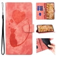 thumbnail image 1 of for Google Pixel 8 Pro PU Leather Case, Magnetic Closure Drop Protective Card Slots Wallet Case Wrist Strap Lovely Animal Pattern Kickstand Phone Cover for Google Pixel 8 Pro, Pink, 1 of 9