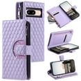 thumbnail image 1 of for Google Pixel 8 Pro Wallet Case with Card Holder & Kickstand & Wrist Strap, Flip Folio Book Style PU Leather Protective Cover with Crossbody Strap for Google Pixel 8 Pro, Purple, 1 of 16