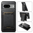 thumbnail image 1 of for Google Pixel 8 Pro Wallet Case, [Magnetic 2-in-1 Detachable Card Holder] Back Flip Kickstand Phone Case Support Wireless Charging PU Leather Shockproof Women Men Cover, Black, 1 of 1