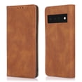 thumbnail image 1 of For Google Pixel 8 Pro Wallet Case, Premium PU Leather Magnetic Closure Slim Fit Cards Holder RFID Blocking Bumper Stand Folio Flip Cover Phone Case for Google Pixel 8 Pro, Brown, 1 of 9
