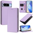 thumbnail image 1 of for Google Pixel 8 Pro Wallet Case with RFID Blocking Card Slots, Fashion PU Leather Flip Kickstand Magnetic Phone Cover Women Men, Support Wireless Charging, Full Body Protection - Purple, 1 of 11