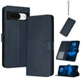thumbnail image 1 of for Google Pixel 8 with RFID Blocking Wallet case Credit Card Holder,Flip Book PU Leather Phone case Shockproof Rugged Cover Cellphone Women Men for Google Pixel 8 case Wallet,Darkblue, 1 of 13