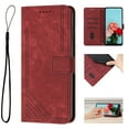 thumbnail image 1 of for Google Pixel 8 Wallet Case, Classic PU Leather Shockproof Folio Flip Stand Magnetic Closure Money Pocket Simple Business Purse Card Slots Case Cover for Google Pixel 8, Red, 1 of 10