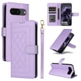 thumbnail image 1 of for Google Pixel 8 Wallet Flip Case, Classic PU Leather Card Slots with Lanyard Magnetic Closure Kickstand Drop Protective Soft TPU Inner Case for Google Pixel 8, Purple, 1 of 6