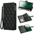 thumbnail image 1 of for Google Pixel 8 Wallet case with Card Holder,Phone case RFID Blocking PU Leather Flip Shockproof Cover with Hand Strap Zipper Credit Card Holder Slots for Women Men,Black, 1 of 11