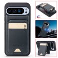 thumbnail image 1 of For Google Pixel 8A Case with 2 in 1 Detachable Magnetic Wallet RFlD Blocking Card Slots Pocket, Compatible MagSafe, Back Flip Kickstand Premium PU Leather Wireless Charging Phone Case,Black, 1 of 9