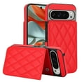 thumbnail image 1 of for Google Pixel 8A Wallet Case with Card Holder RFID Blocking, Kickstand Card Slots Case, Dimaond Patterned Elegent PU Leather,Double Back Flip Magnetic Clasp and Durable Shockproof Cover,Red, 1 of 8