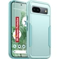 thumbnail image 1 of for Google Pixel 8a Case, [Dual Layer Shockproof] Rugged Pixel 8a Case with [Tempered Glass Screen Protector][10FT  Grade][Heavy Duty Protection] Google Pixel 8a Phone Case (Green), 1 of 11