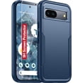 thumbnail image 1 of for Google Pixel 8a Case, [Dual Layer Shockproof] Rugged Pixel 8a Case with [Tempered Glass Screen Protector][10FT  Grade][Heavy Duty Protection] Google Pixel 8a Phone Case (Blue), 1 of 11