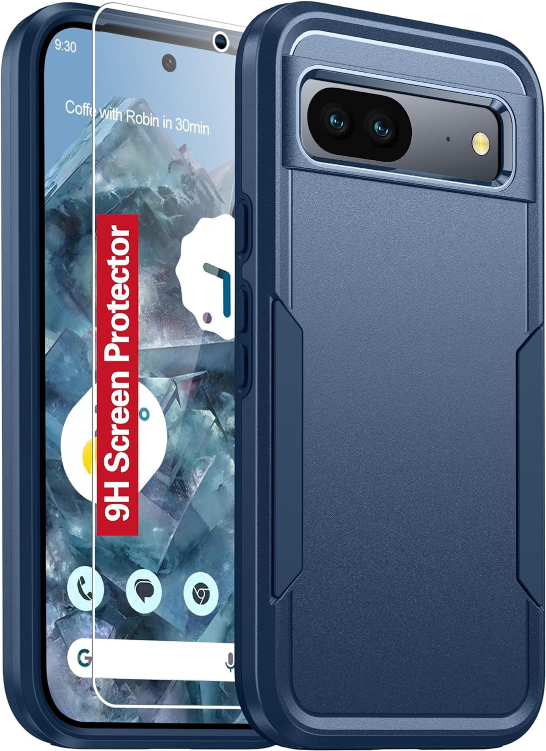 for Google Pixel 8a Case, [Dual Layer Shockproof] Rugged Pixel 8a Case ...